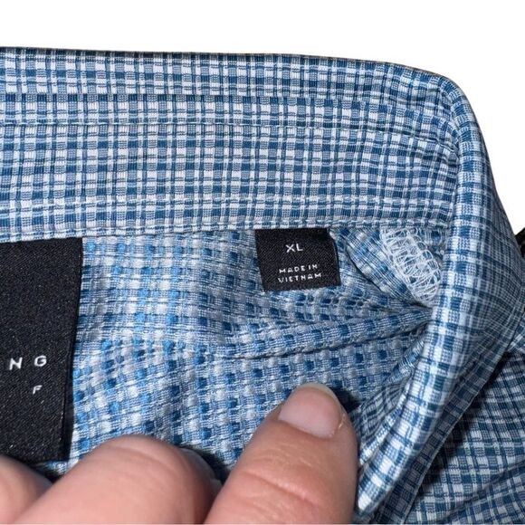 Dunning Golf Mens Golf Performance Polo Shirt in Blue Size XL - Picture 4 of 7